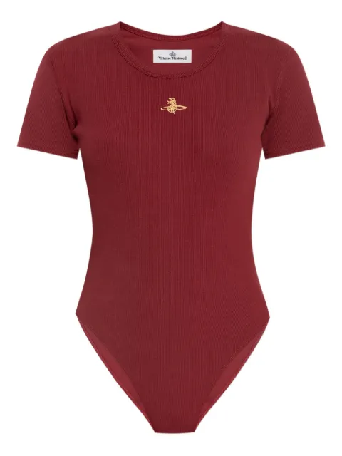 Vivienne Westwood Orb-embellished ribbed bodysuit