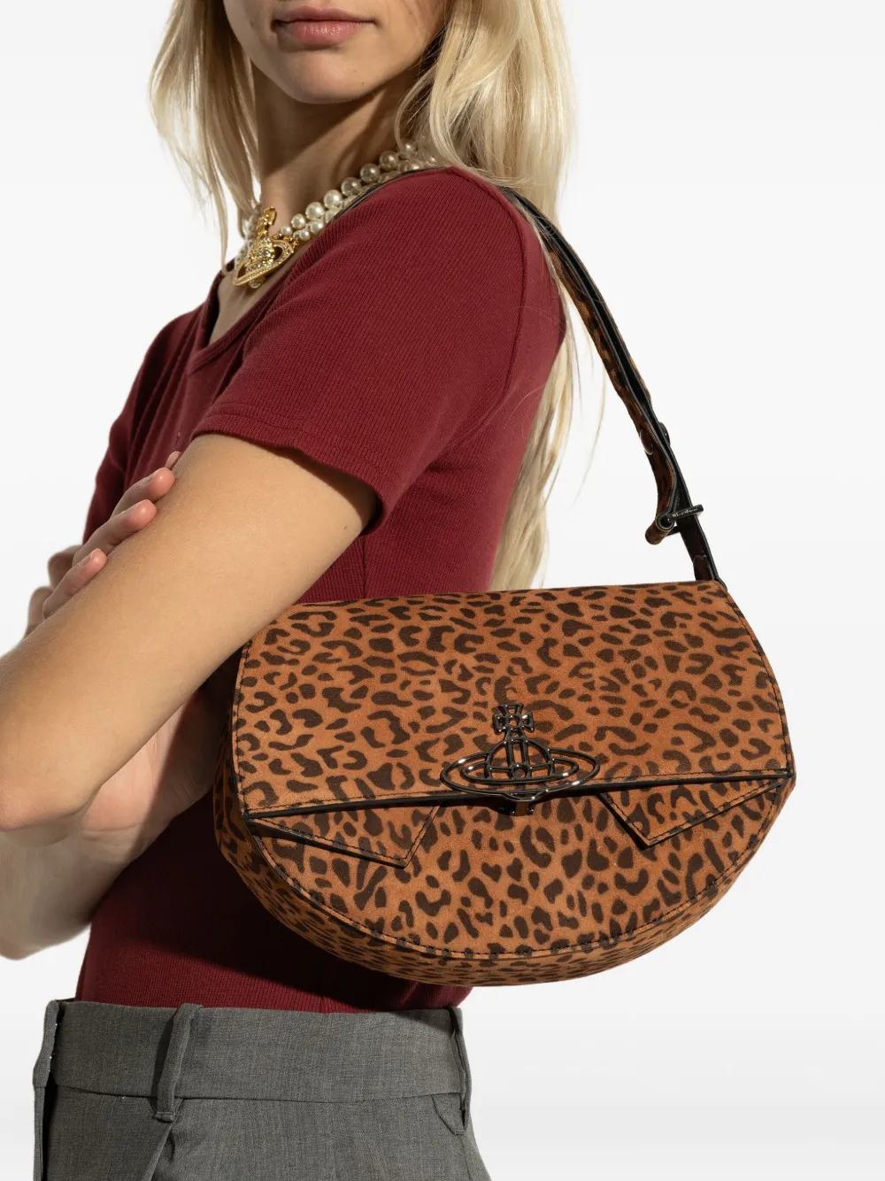 Vivienne Westwood Sadie shoulder bag - Bruin