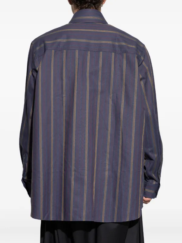 vivienne westwood オーブストライプシャツ Vivienne Westwood - ヴィヴィアンウエストウッド 変形シャツ ロング