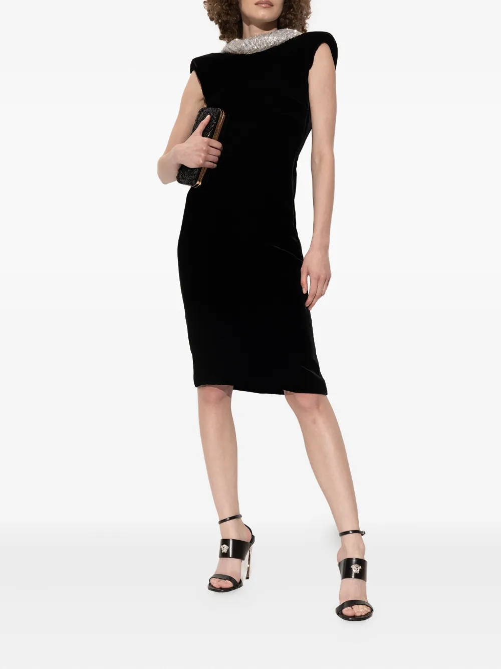 Versace 85mm Pincer sandals Black