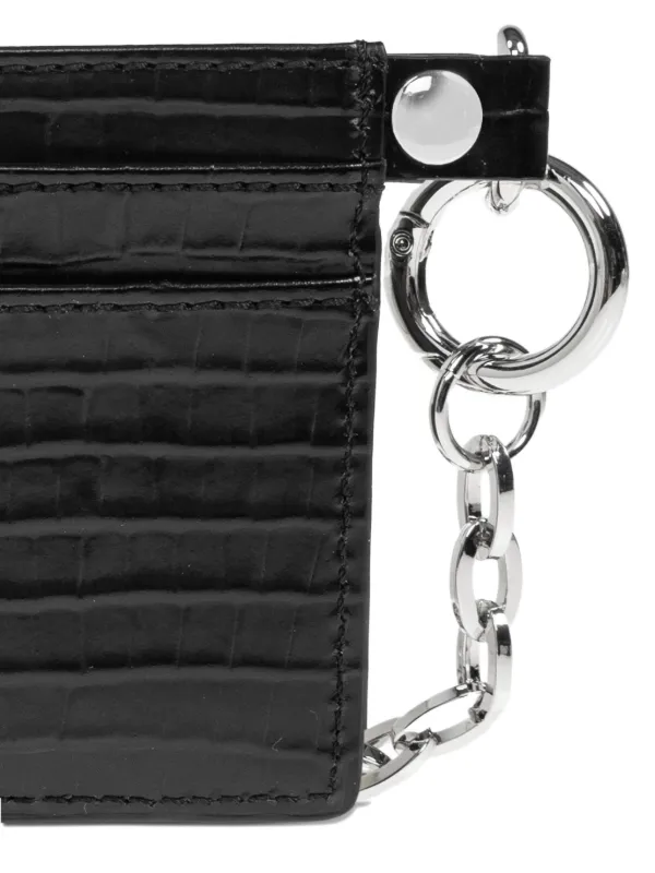 Vivienne Westwood クロコエンボス カードケース | ブラック | FARFETCH JP