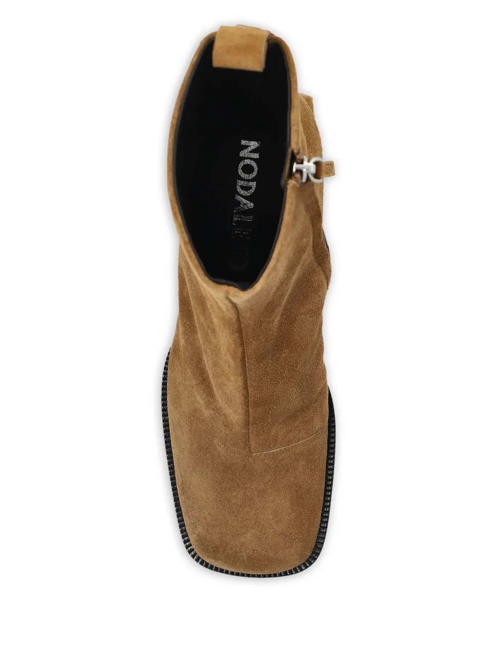 Nodaleto block-heel suede boots Brown
