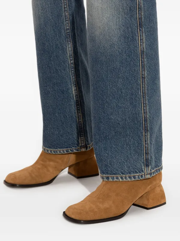 Nodaleto ブロックヒール スエードブーツ | ブラウン | FARFETCH JP