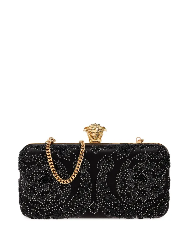 VERSACE ヴェルサーチ BAROQUE MEDUSA CLUTCH BAG バロックメデューサ総柄ナイロンクラッチバッグ 31832784_61747452_600.jpg