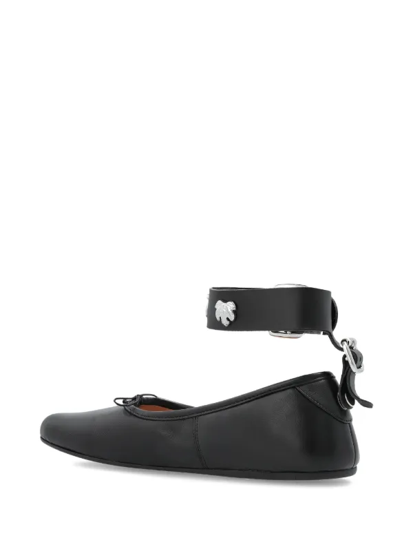 Vivienne Westwood Bardot Ballet Flats | Black | FARFETCH