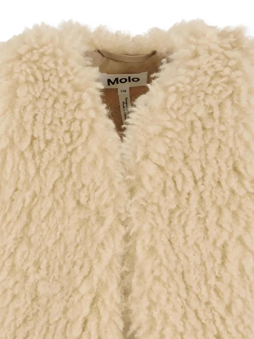 Molo Fleece gilet Beige