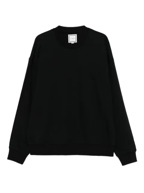 Wooyoungmi logo-patch long-sleeved sweater 