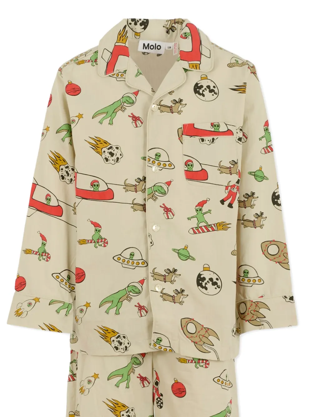 Molo Space-print Tracksuit In Neutral