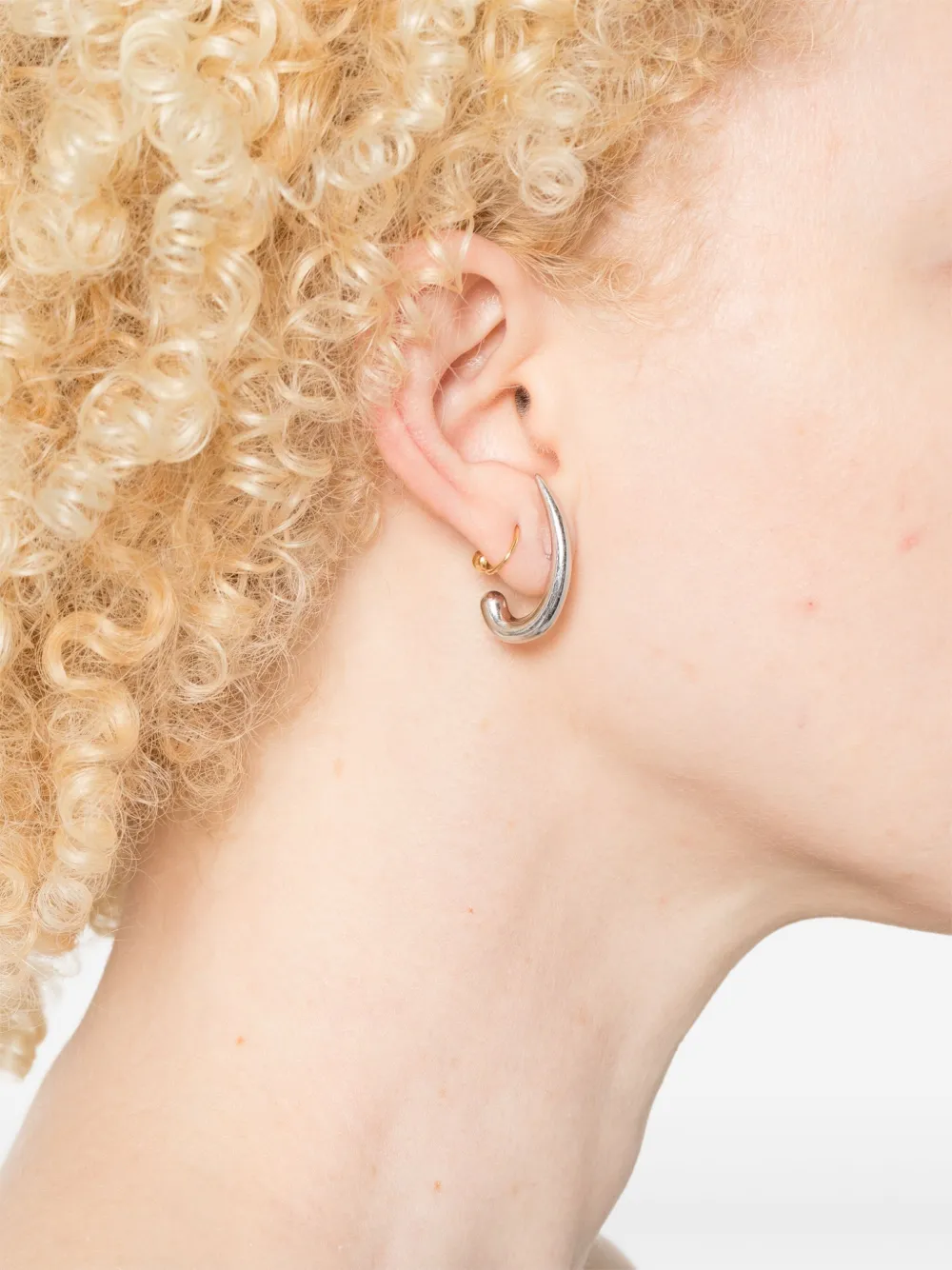 Panconesi Hoop Earrings In Metallic