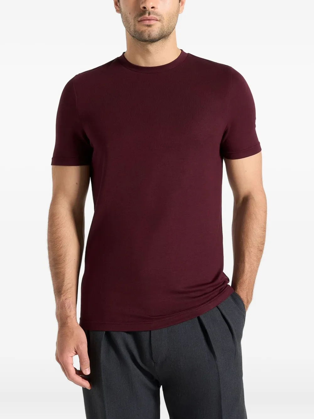 Manière De Voir Armand crew-neck T-shirt | T-Shirts | Image 2