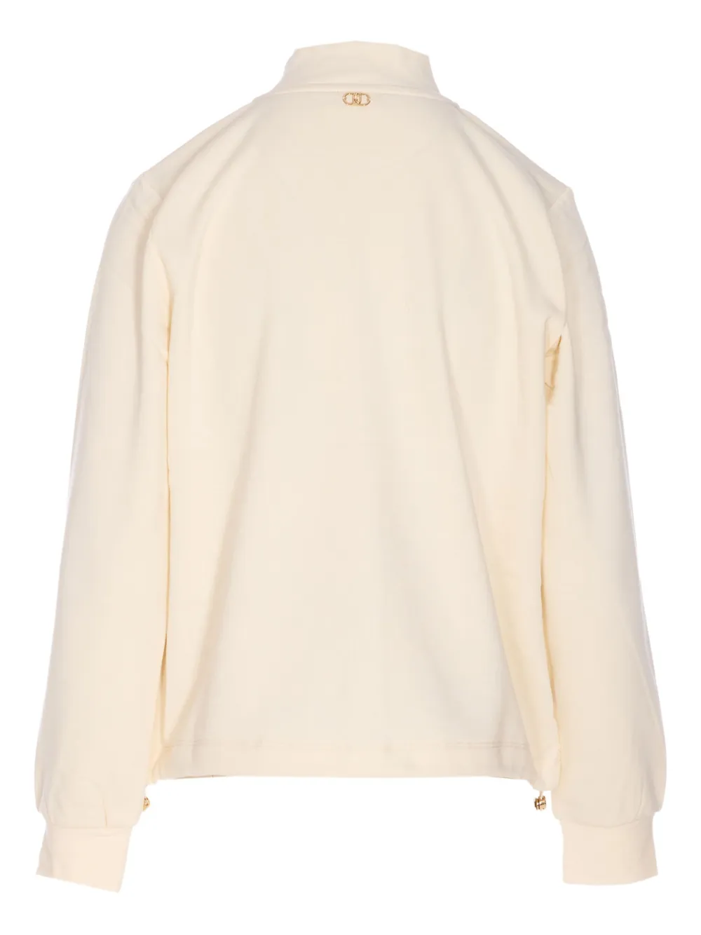 Liu •jo Zip-fastening Sweatshirt In Neutral