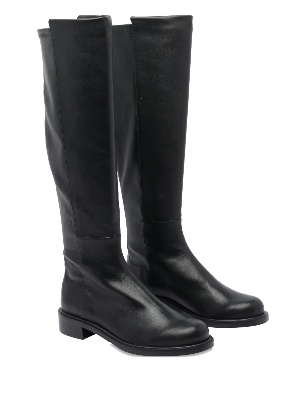 Stuart Weitzman leather boots Black