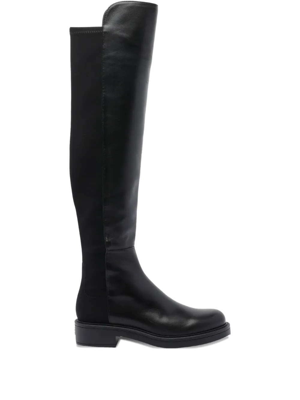 Stuart Weitzman leather-upper knee-high boots Black