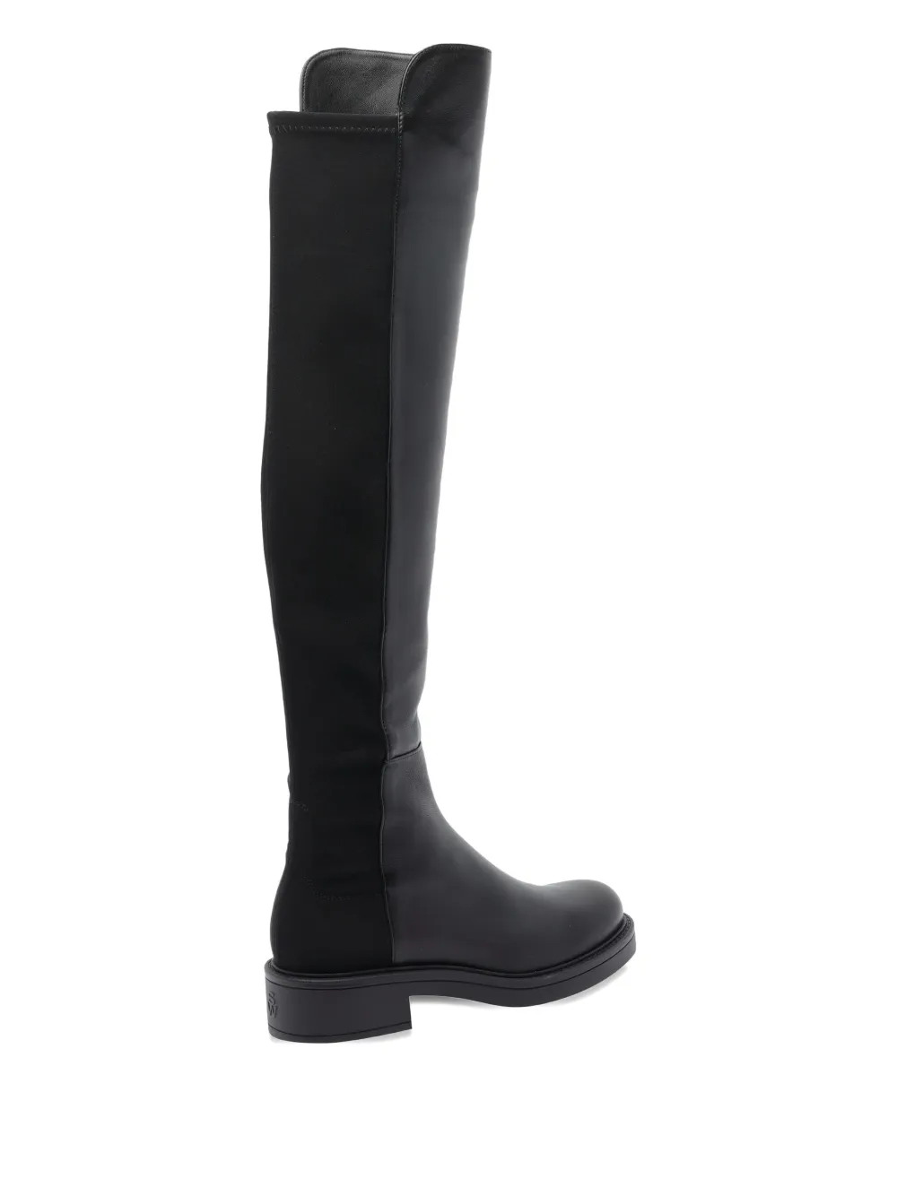 Stuart Weitzman leather-upper knee-high boots Black
