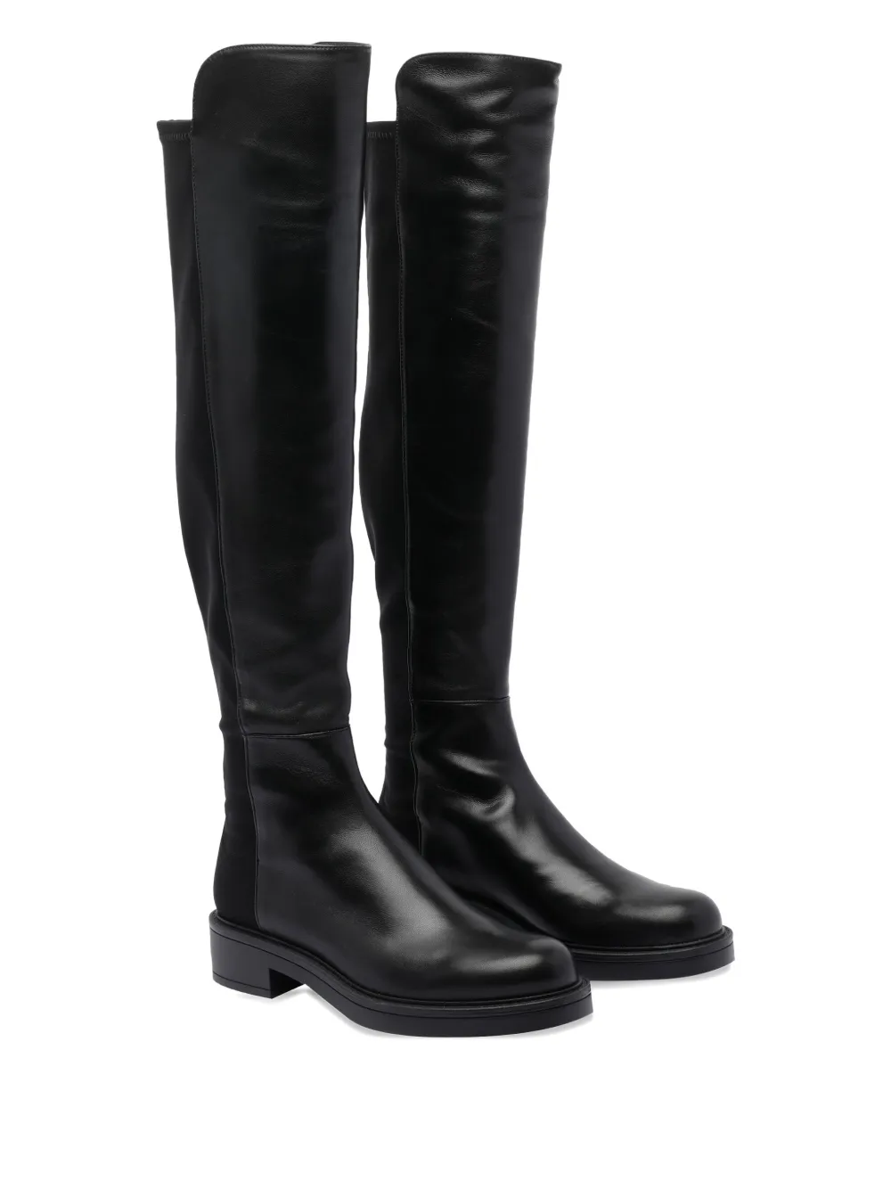 Stuart Weitzman leather-upper knee-high boots Black