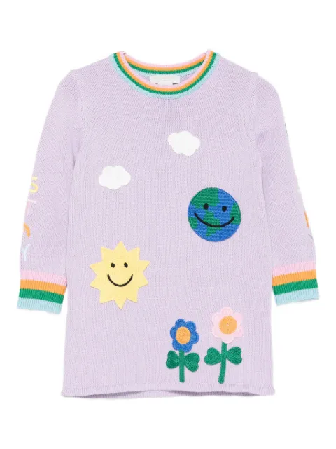 Stella McCartney Kids embroidered appliqué dress