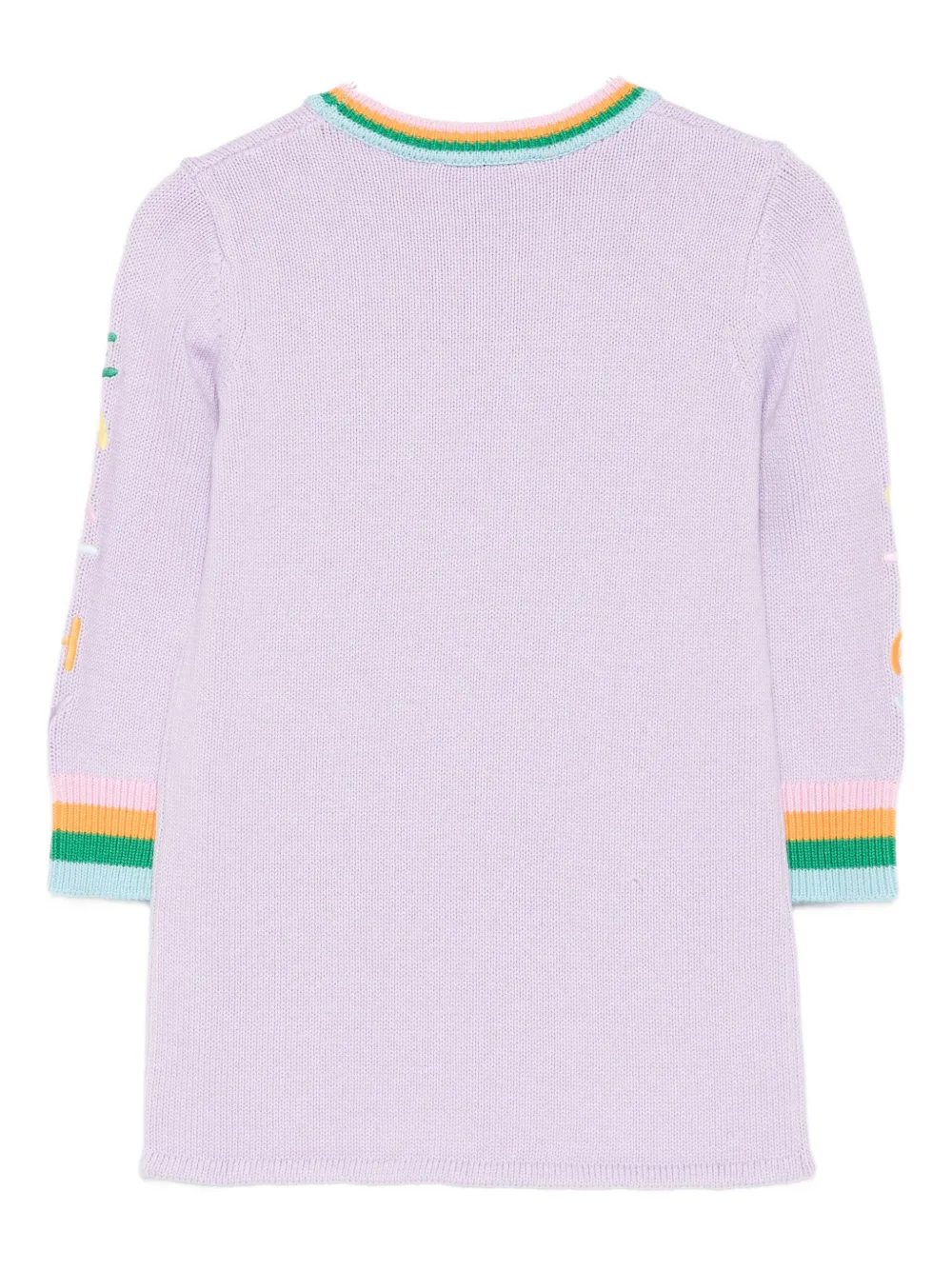Stella McCartney Kids embroidered appliqué dress | Girls Knitted Dresses | Image 2