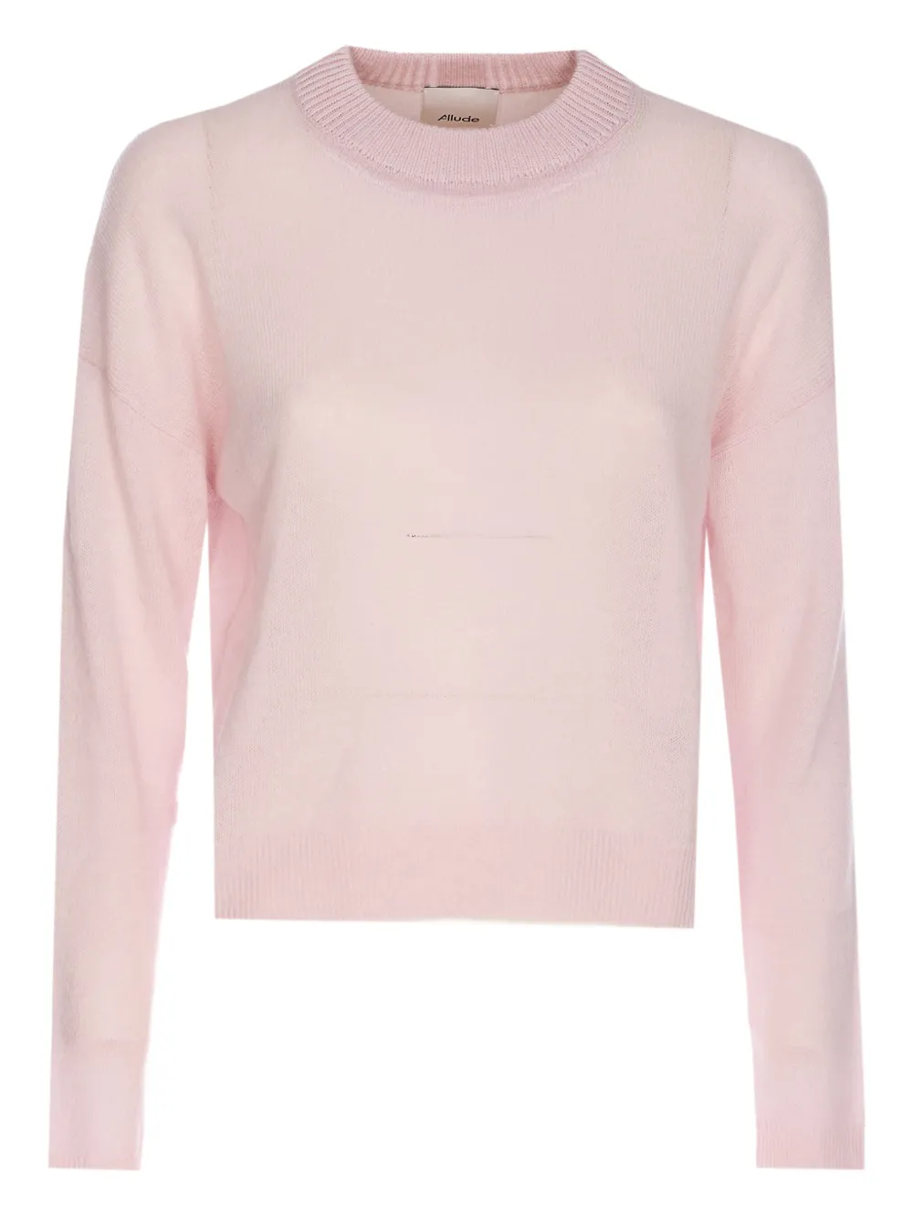 Allude round-neck long-sleeve sweater | Pink | Image 1