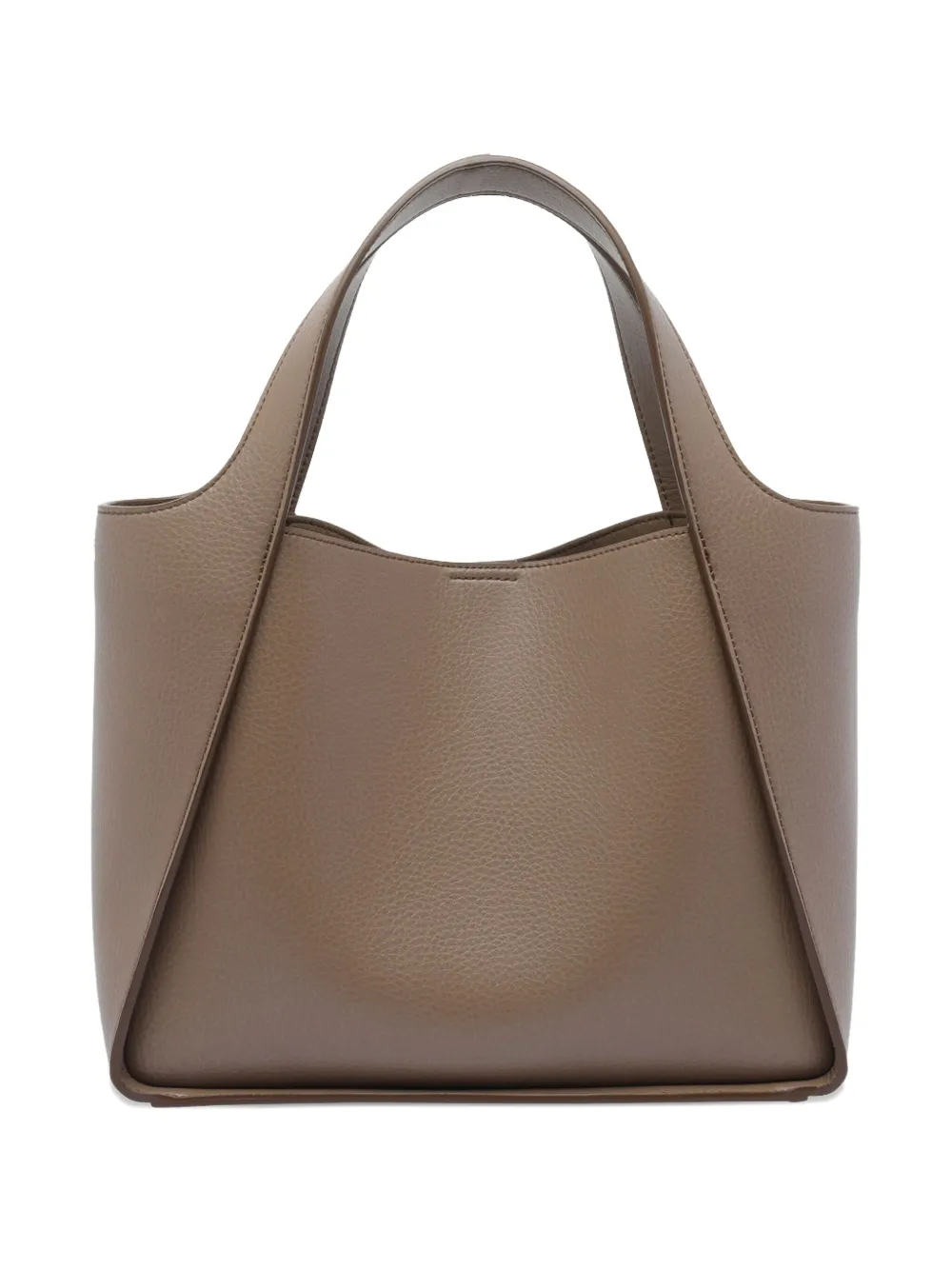 Stella McCartney Stella shopper met logo - Bruin