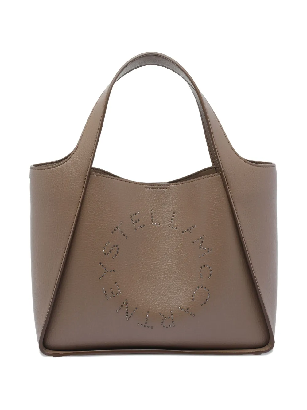 Stella Mccartney Double Handle Shoulder Bag In Brown