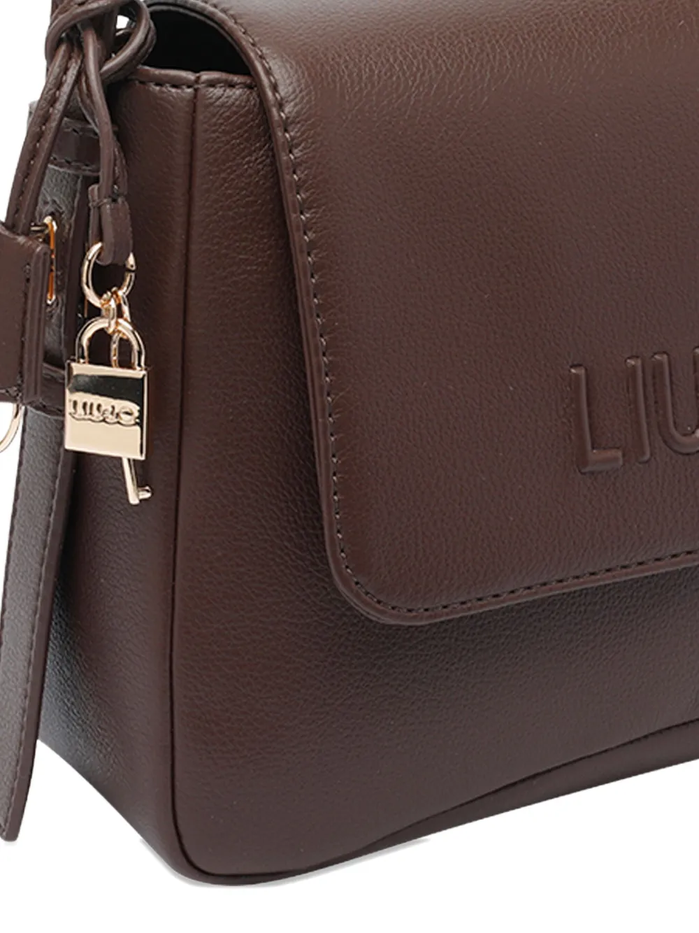 Liu •jo Medium Logo Hobo Bag With Adaptable Strap In Brown