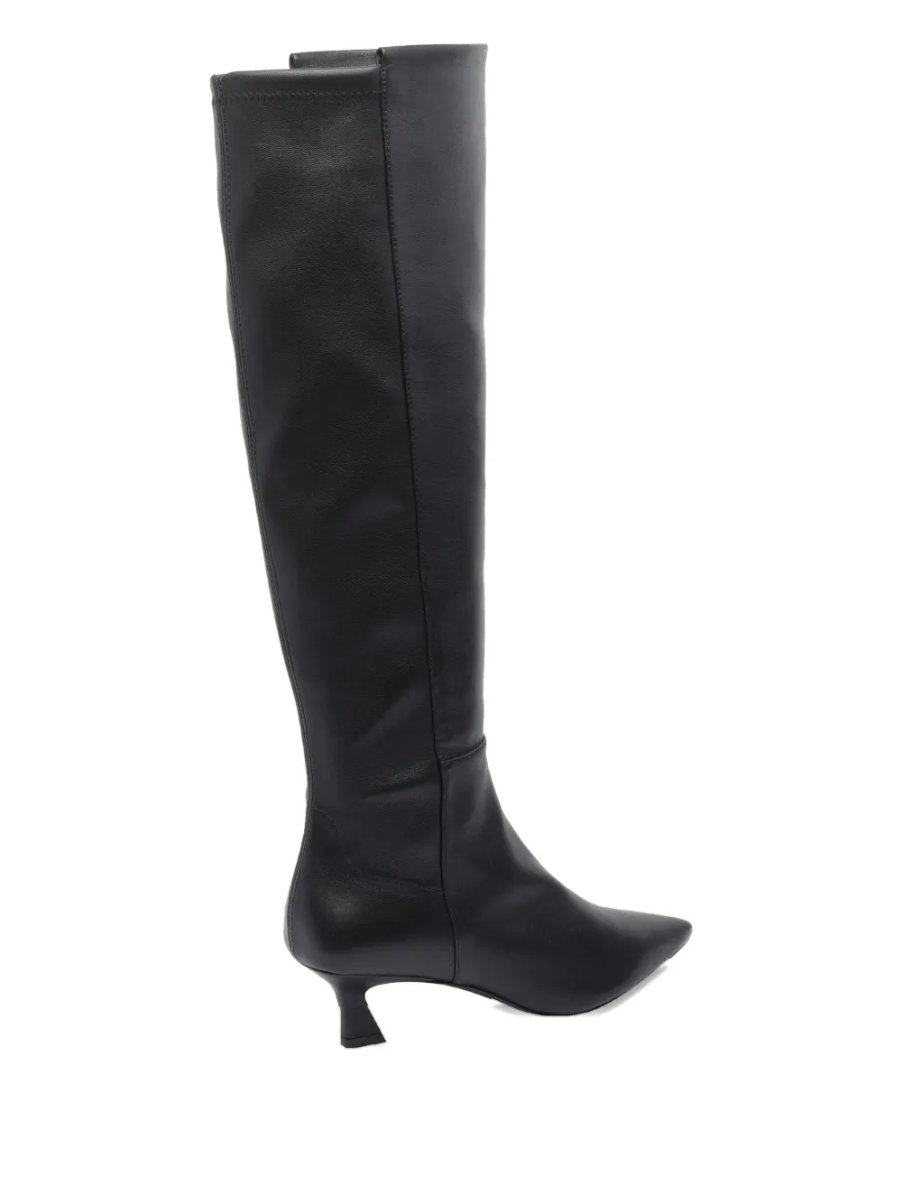 Stuart Weitzman 50mm pointed-toe knee-high boots Black