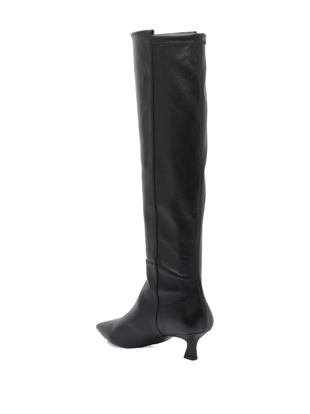 Stuart Weitzman 50mm pointed-toe knee-high boots Black