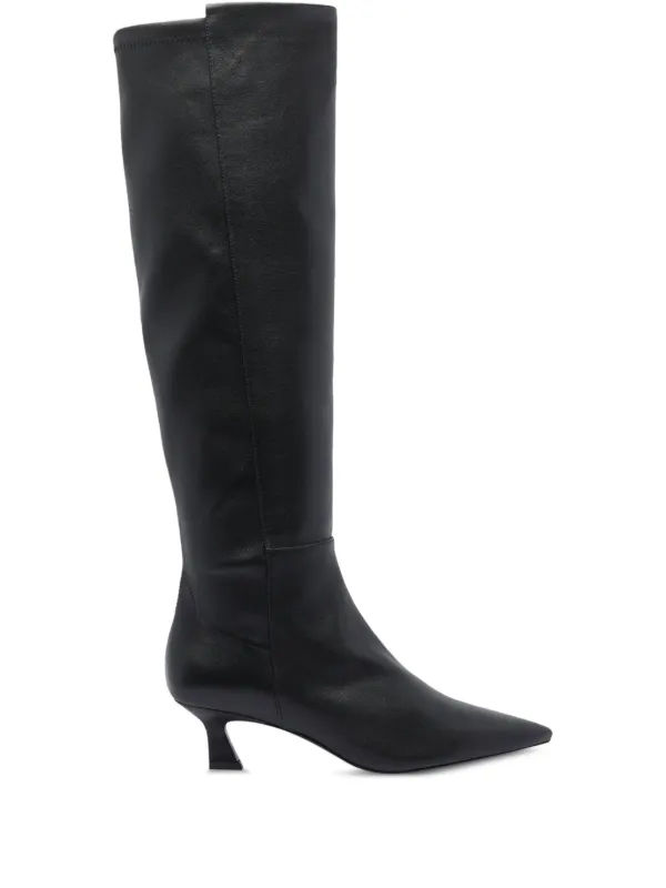 Stuart Weitzman 5050 Vinnie Boot 50 Pointed-toe Boots in Black