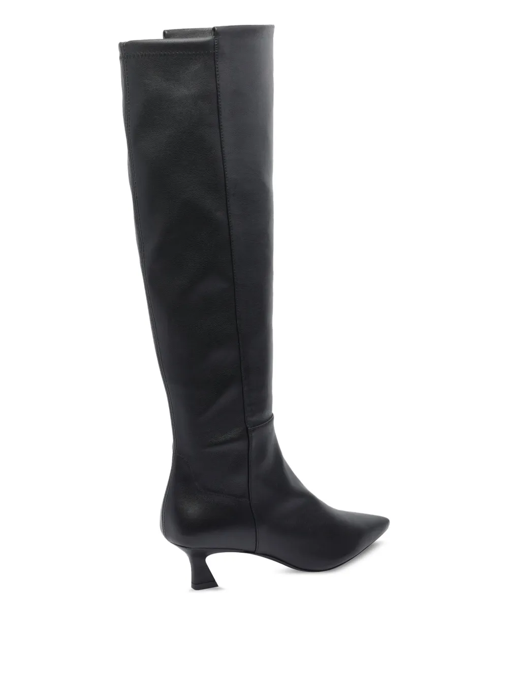 Stuart Weitzman 50mm pointed-toe knee-high boots Black