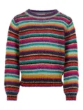 Molo rainbow-stripe sweater - Multicolour