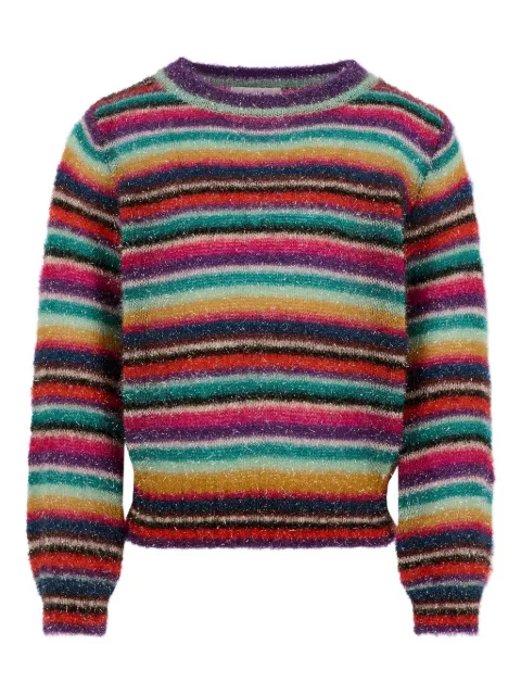Molo rainbow-stripe sweater 