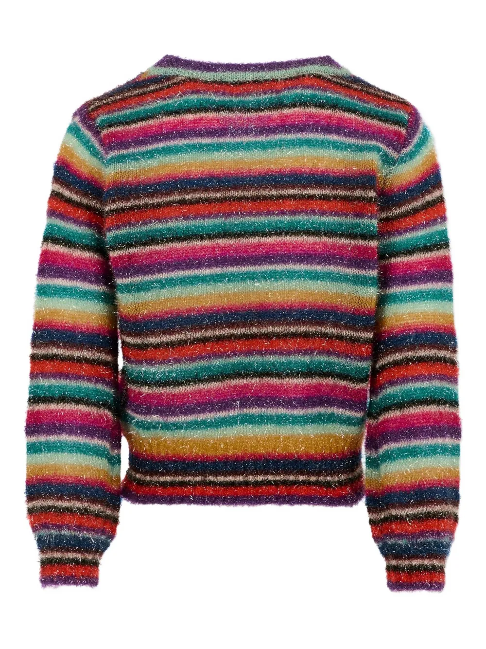Molo rainbow-stripe sweater | Girls Jumpers & Knitwear | Image 2
