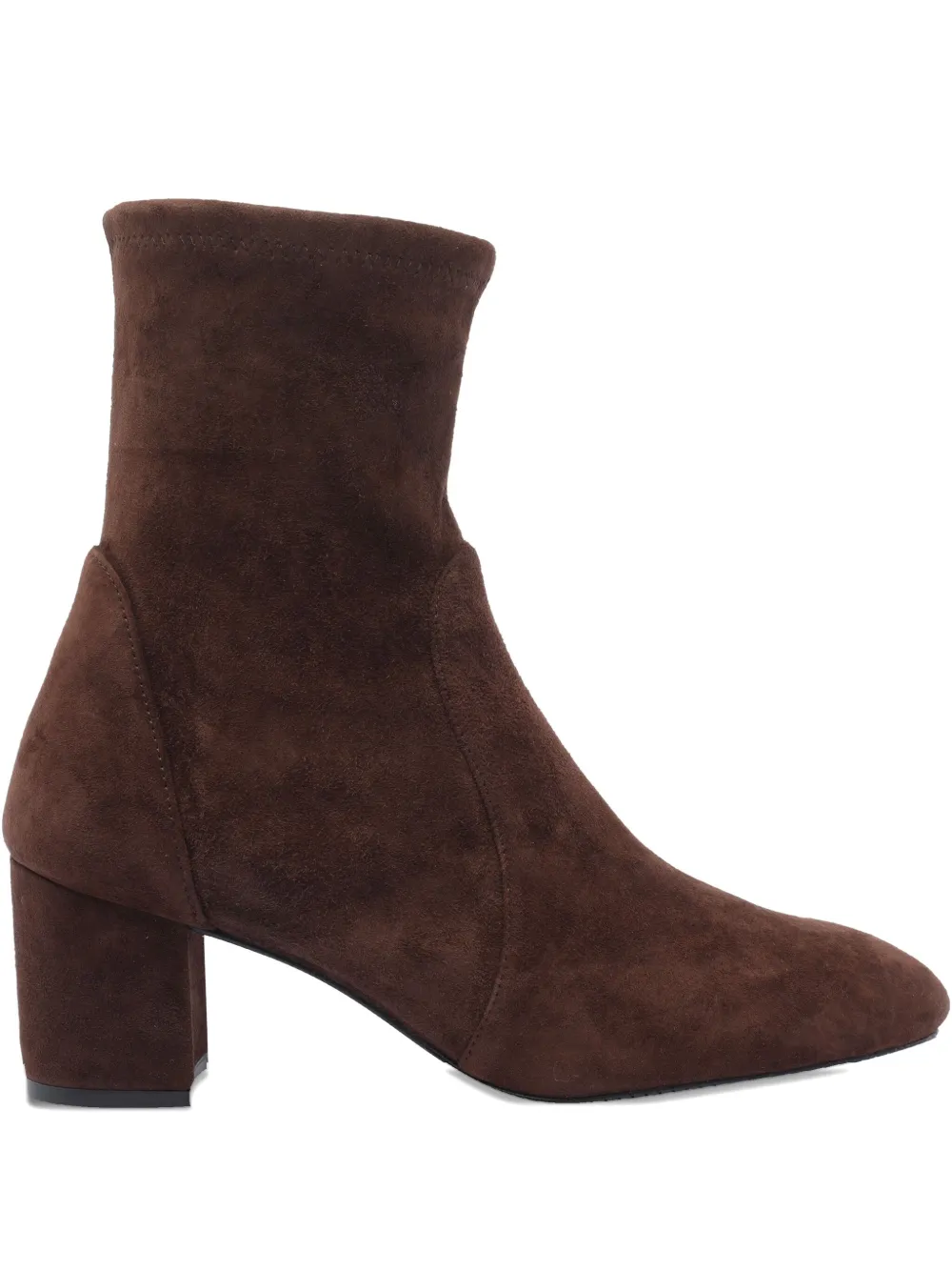 Stuart Weitzman 60mm block-heel boots Brown