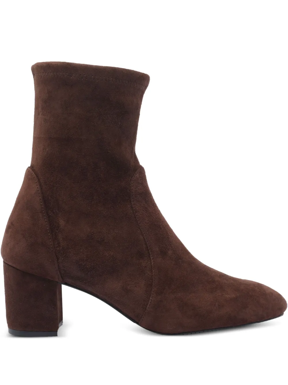 Stuart Weitzman 60mm block-heel boots Brown