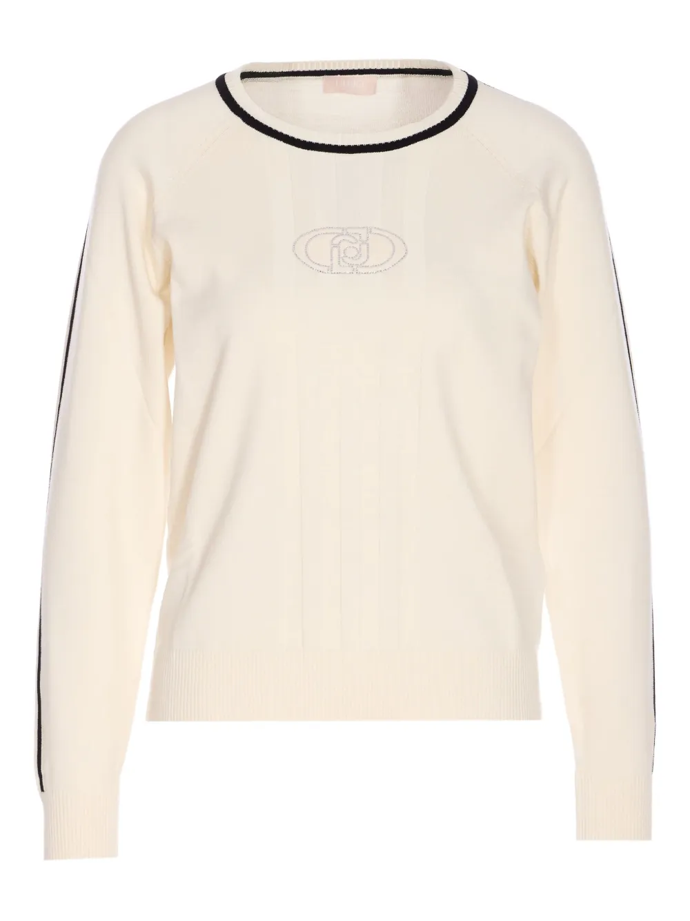 LIU JO crystal-embellishment sweater | Neutrals | Image 1