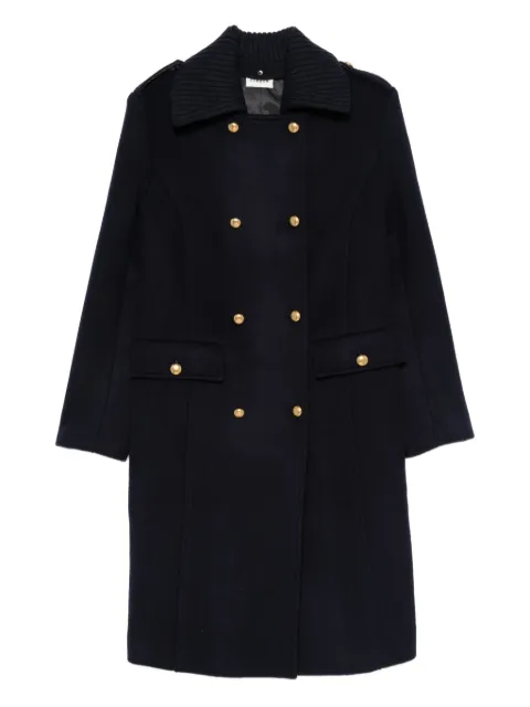 P.A.R.O.S.H. ribbed-collar coat