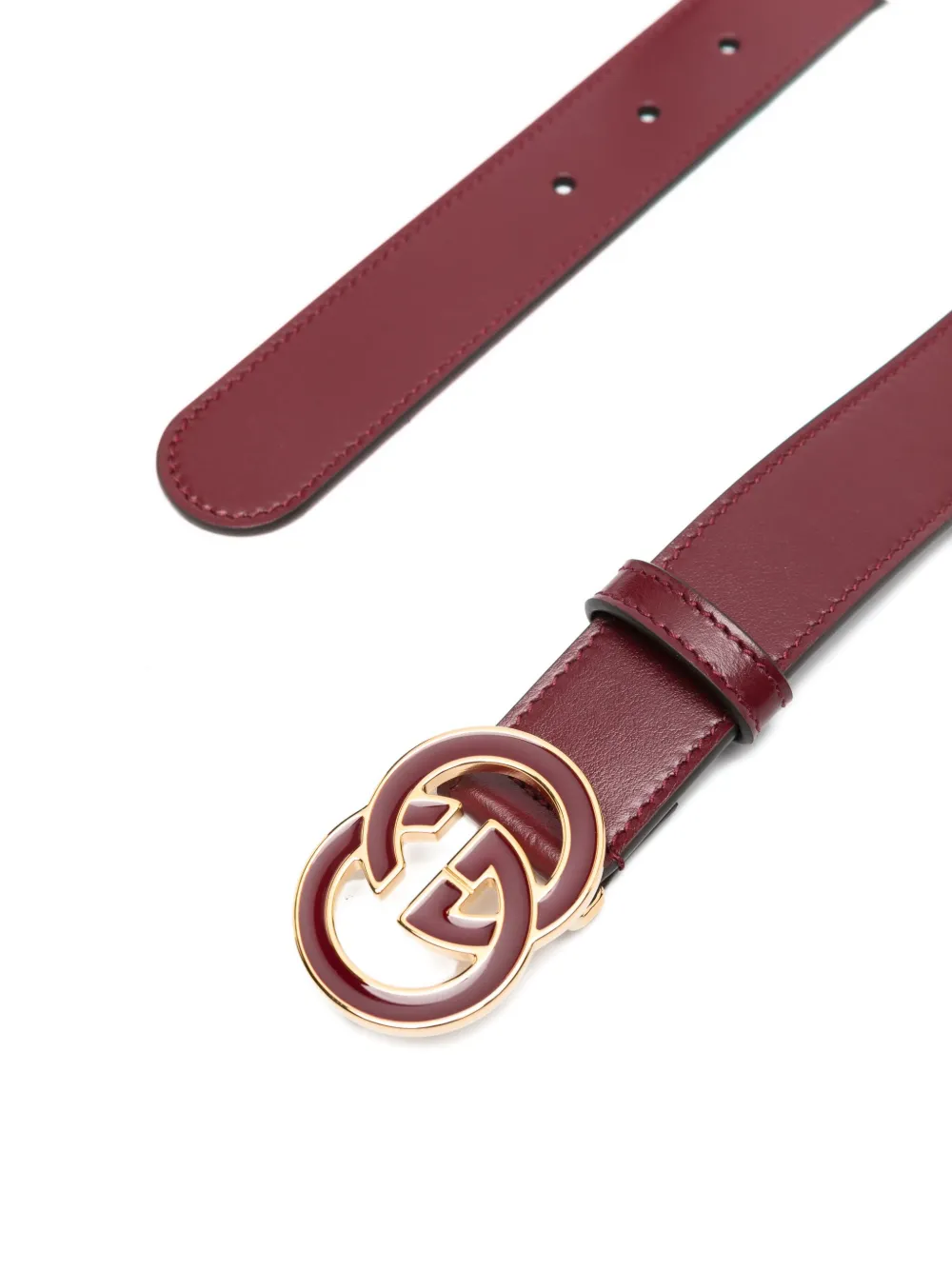signature Interlocking G leather belt