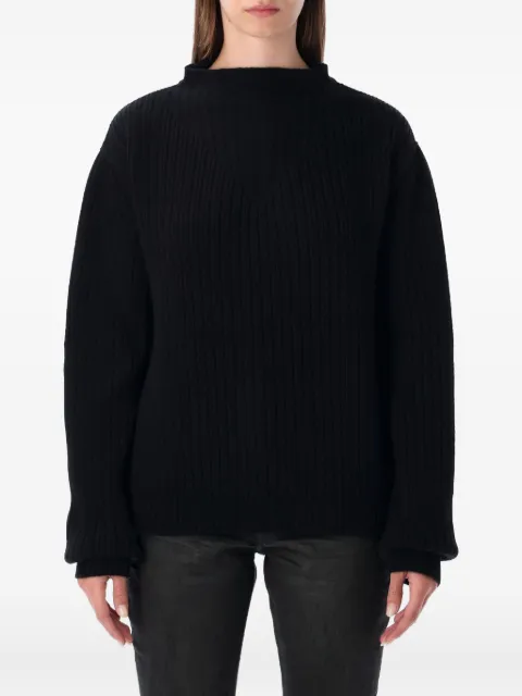 Rick Owens ribbed open-back sweater