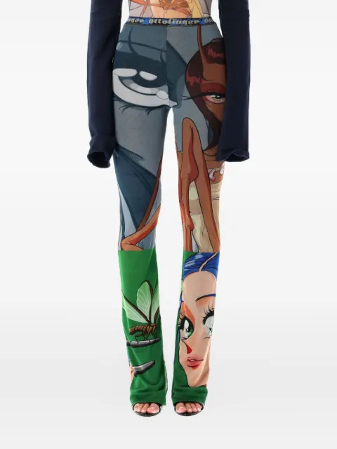 Ottolinger cartoon-print leggings