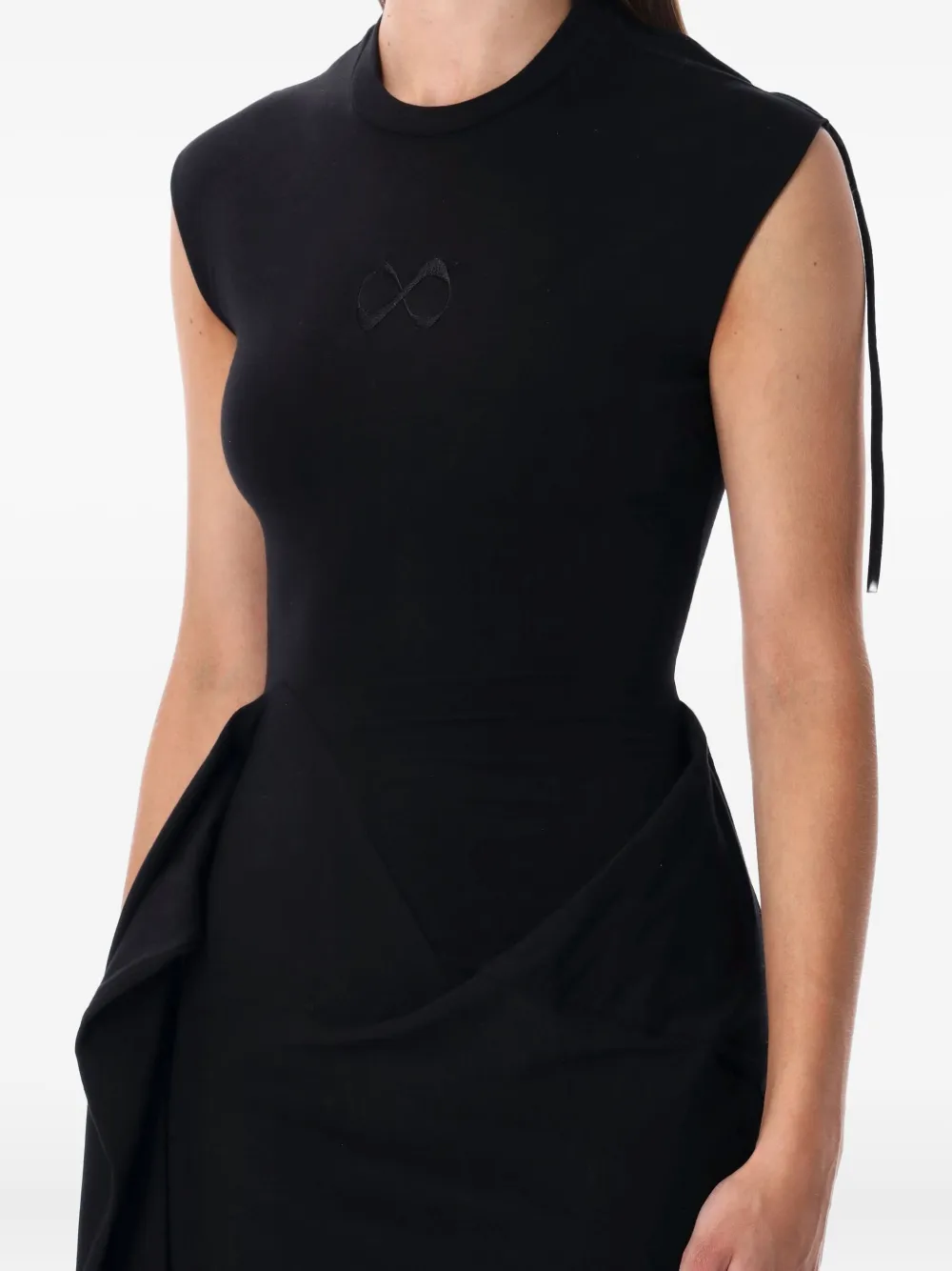 Ottolinger Maxi-jurk met strikdetail Zwart