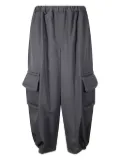 Comme Des Garçons Comme Des Garçons cuffed-ankles trousers - Black