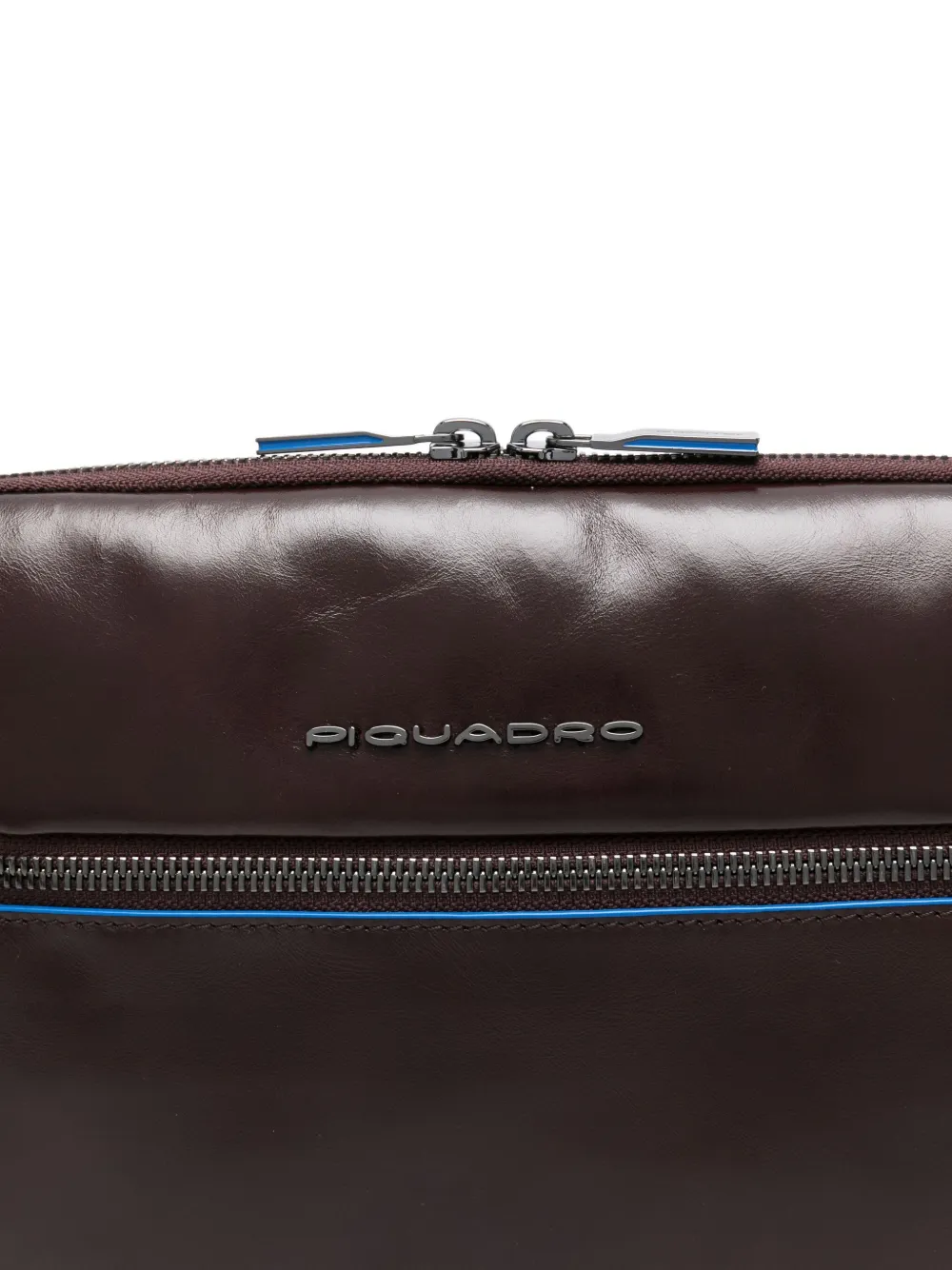 Piquadro Leather Zip-fastening Bag In Brown