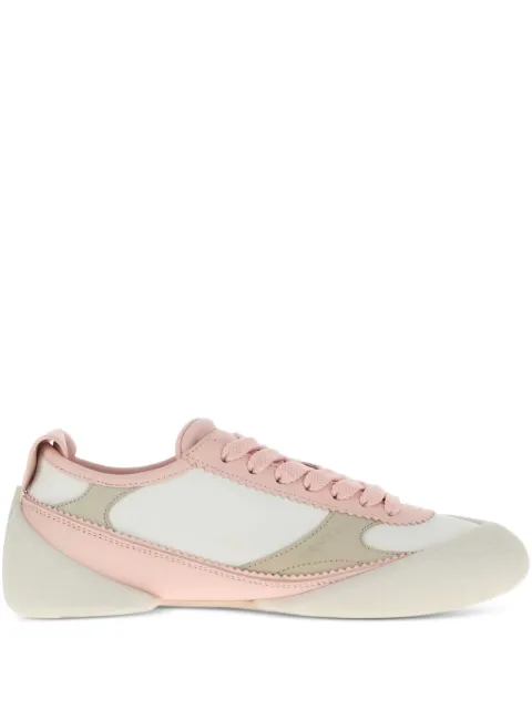 Alexander McQueen Flexion leather panelled lace-up trainers