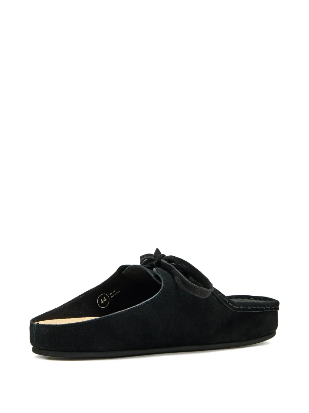 Good News Kindlin lace-up suede mules Black