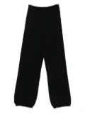 Hannes Roether elastic-ankles pants - Black