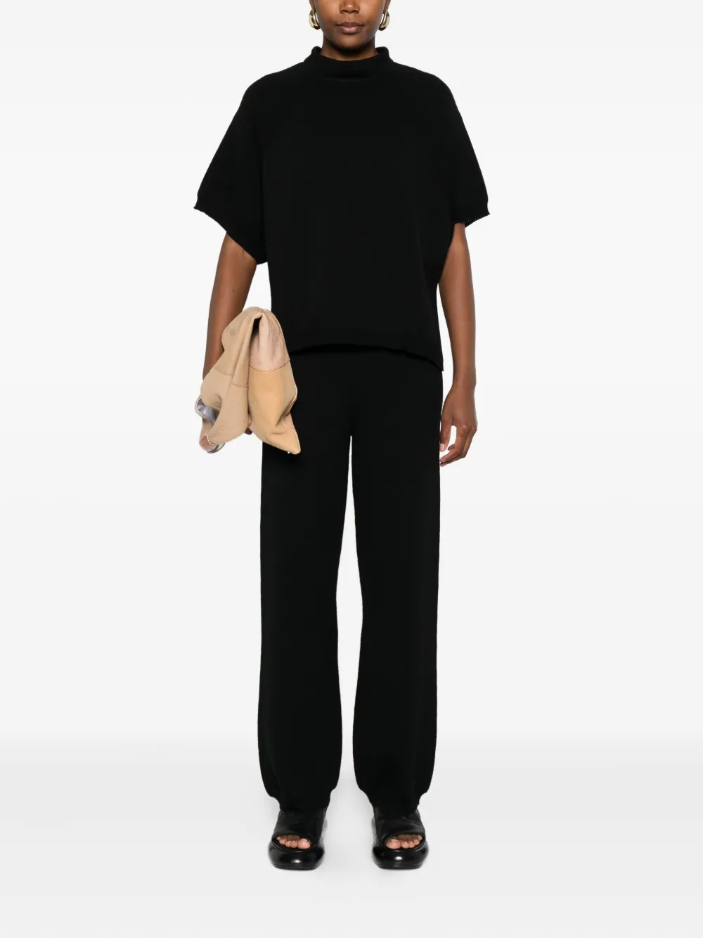 Hannes Roether elastic-ankles pants | بناطيل بقصة مستقيمة | Image 2