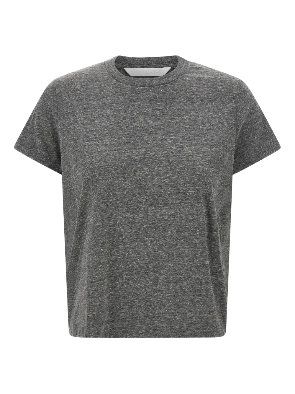 MOTHER crew neck short sleeve T-shirt | Grey | Image 1