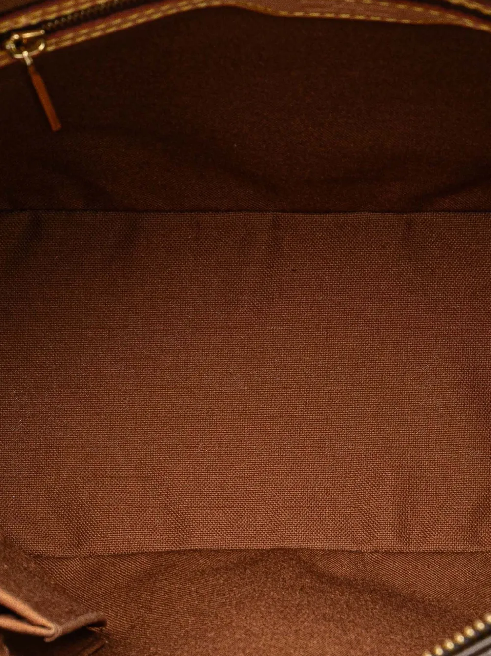 Pre-owned Louis Vuitton 2004 Monogram Cabas Piano Tote Bag In Brown