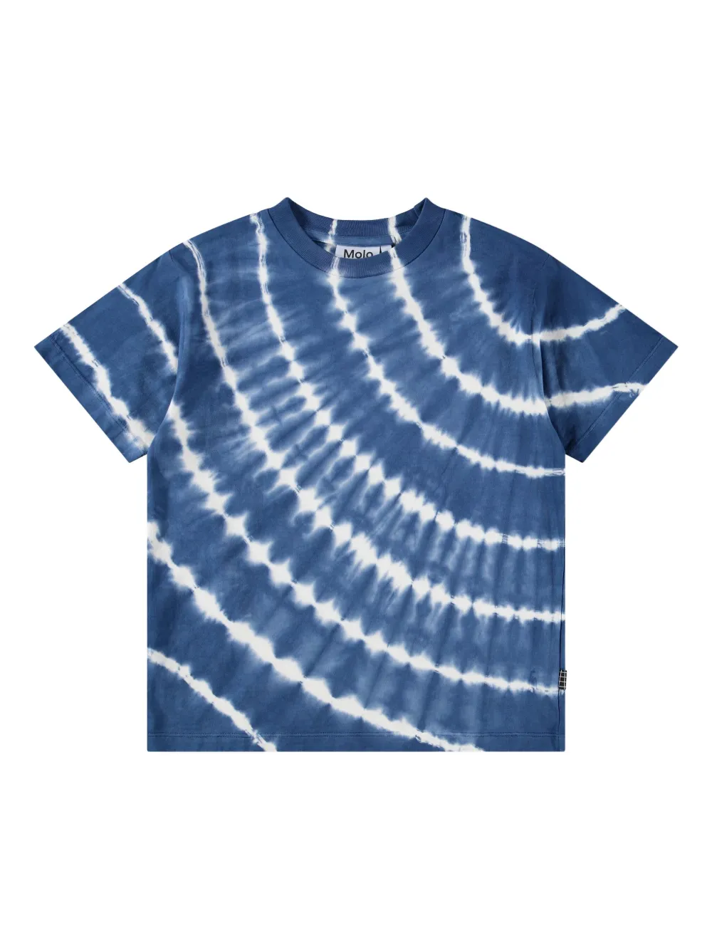 Molo T-shirt Riley con fantasia tie dye - Blu