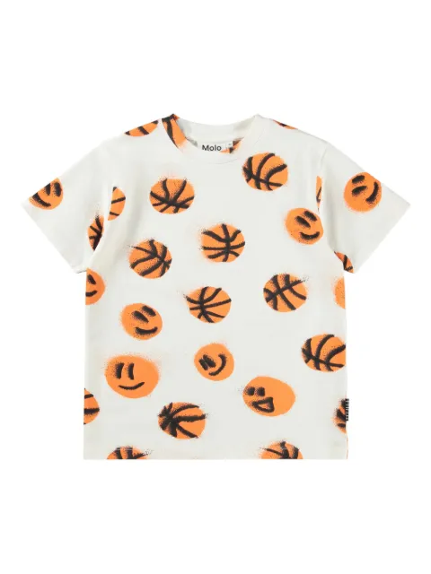 Molo Riley smiley-face T-shirt